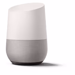 Google Home, Blanc, Tissu, 5,08 cm, FLAC, HE-AAC, LC-AAC, LPCM, MP3, Vorbis, WAV, Sans fil, CC