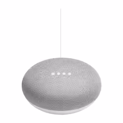 Google Home Mini, Google Assistant, Rond, Blanc, Tissu, Plastique, Silicone, Chromecast, Chromecast Audio, Android 5.0, Andro ...