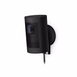 Ring Stick Up Cam Wired, Caméra de sécurité IP, Intérieure et extérieure, Avec fil &sans fil, Plafond/Mur/Bureau, Noir, B ...
