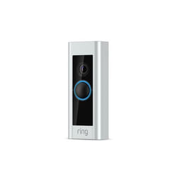 Ring Video Doorbell Pro + Plug-In Adapter Nickel