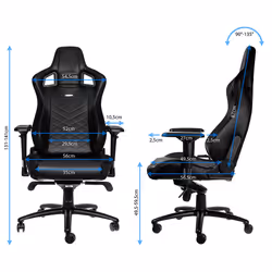 noblechairs EPIC Siège de jeu sur PC Siège rembourré Noir - Vue supplémentaire 6