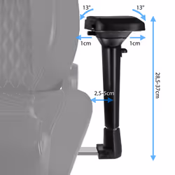 noblechairs EPIC Siège de jeu sur PC Siège rembourré Noir - Vue supplémentaire 7