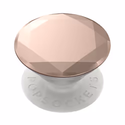 PopSockets Rose Gold Metallic Diamond Support passif Lecteur e-book, Mobile/smartphone, Tablette / UMPC Or rose