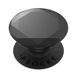 PopSockets Black Metallic Diamond Support passif Lecteur e-book, Mobile/smartphone, Tablette / UMPC Noir