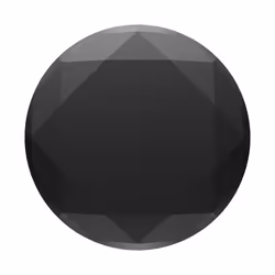 PopSockets Black Metallic Diamond Support passif Lecteur e-book, Mobile/smartphone, Tablette / UMPC Noir