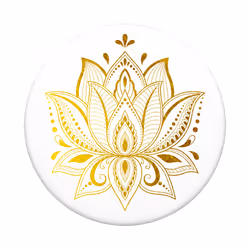 PopSockets Golden Prana, Mobile/smartphone, Or, Blanc