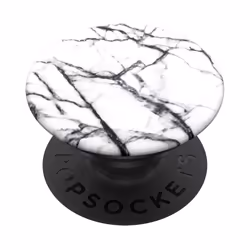PopSockets Dove White Marble Support passif Lecteur e-book, Mobile/smartphone, Tablette / UMPC Noir, Gris, Blanc