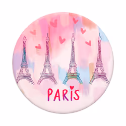 PopSockets Paris Love Support passif Lecteur e-book, Mobile/smartphone, Tablette / UMPC Multicolore