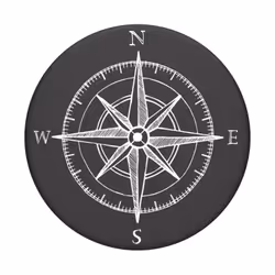 PopSockets 801661, Mobile/smartphone, Noir, Blanc