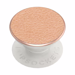 PopSockets Pebbled Vegan Leather Rose Gold Support passif Mobile/smartphone Orange