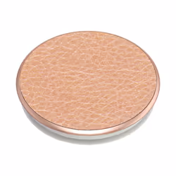 PopSockets Pebbled Vegan Leather Rose Gold Support passif Mobile/smartphone Orange