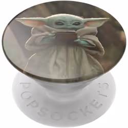 PopSockets PopGrip - Support et Grip pour Smartphone et Tablette avec un Top Interchangeable -The Child Cup Baby Yoda