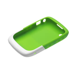 BlackBerry 9300/8500, Premium coque de protection pour téléphones portables Housse Vert, Blanc