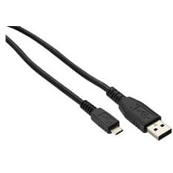 BlackBerry USB - Micro-USB, 1.2 m câble USB 1,2 m USB 2.0 USB A Micro-USB A Noir