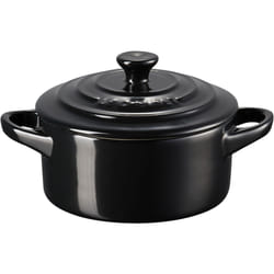 Mini cocotte LE CREUSET Ronde 10 cm noir