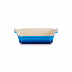 Le Creuset 71102262200001, Plat à cuisson, Rectangulaire, Grès, Bleu, -23 - 260 °C, Thaïlande
