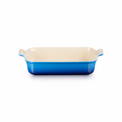 Le Creuset 71102322200001, Plat à cuisson, Rectangulaire, Grès, Bleu, -23 - 260 °C, Thaïlande