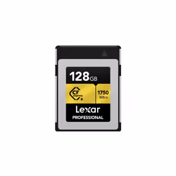 Lexar Professional CFexpress, 128 Go, CFexpress, 1750 Mo/s, 1000 Mo/s, Noir, Gris, Jaune
