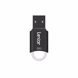 Lexar JumpDrive V40, 32 Go, USB Type-A, 2.0, Casquette, 2,6 g, Noir, Blanc