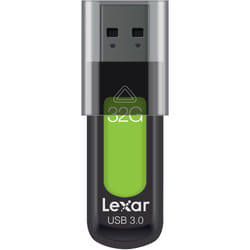 Lexar JumpDrive S57 lecteur USB flash 32 Go USB Type-A 3.2 Gen 1 (3.1 Gen 1) Noir, Vert