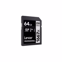 Lexar SDXC, 64 GB 64 Go UHS-II Classe 10 - Vue supplémentaire 2