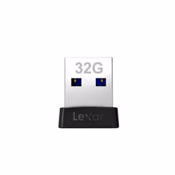 Lexar JumpDrive S47, 32 Go, USB Type-A, 3.2 Gen 1 (3.1 Gen 1), 250 Mo/s, Casquette, Noir