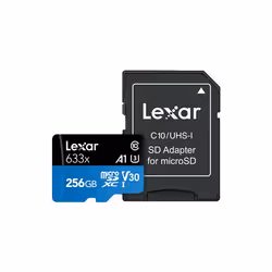 Lexar 633x 256 Go MicroSDXC UHS-I Classe 10