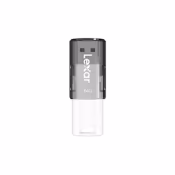 Lexar JumpDrive® S60, 64 Go, USB Type-A, 2.0, Slide, 8 g, Noir