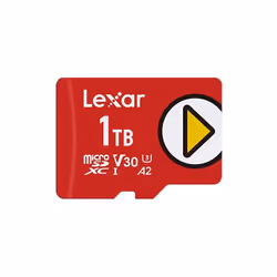 Lexar PLAY, 1 To, MicroSDXC, UHS-I, 150 Mo/s, Class 3 (U3), V30