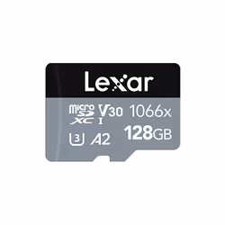 Lexar Professional 1066x, 128 Go, MicroSDXC, Classe 10, UHS-I, 160 Mo/s, 120 Mo/s