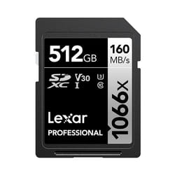 Lexar Professional 1066x 512 Go SDXC UHS-I Classe 10