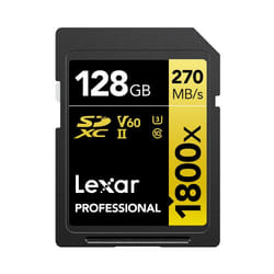 Lexar LSD1800128G-BNNNG mémoire flash 128 Go SDXC UHS-II Classe 10
