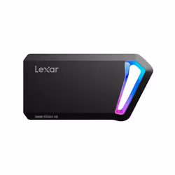Lexar SL660 BLAZE Gaming Portable SSD, 1 To, USB Type-C, USB 3.2 Gen 2x2, 2000 Mo/s, Noir