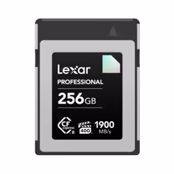 Lexar LCXEXDM256G-RNENG, 256 Go, CFexpress, 1900 Mo/s, 1700 Mo/s, Noir