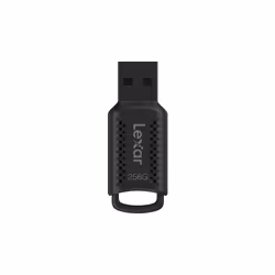 Lexar JumpDrive V400, 256 Go, USB Type-A, 3.2 Gen 1 (3.1 Gen 1), Sans capuchon, 3,6 g, Noir