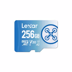Lexar LMSFLYX256G-BNNNG, 256 Go, MicroSDXC, Classe 10, UHS-I, 160 Mo/s, 90 Mo/s