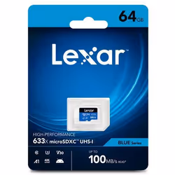 Lexar MEMORY MICRO SDXC 64 GB UHS-I/LMS0633064G-BNNNG 64 Go MicroSD - Vue supplémentaire 2