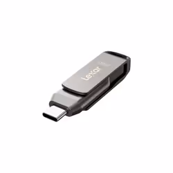 Lexar JumpDrive LJDD400128G-BNQNG lecteur USB flash 128 Go USB Type-C 3.2 Gen 1 (3.1 Gen 1) Gris