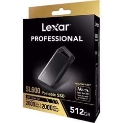 SSD externe - LEXAR - SL600 - 512 Go USB 3.2 rapide et robuste