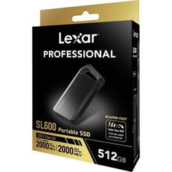 SSD externe - LEXAR - SL600 - 512 Go USB 3.2 rapide et robuste