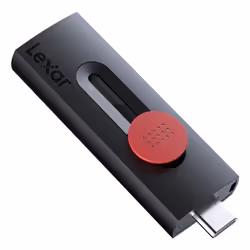Lexar JumpDrive Dual Drive D300 lecteur USB flash 128 Go USB Type-A / USB Type-C 3.2 Gen 1 (3.1 Gen 1) Noir