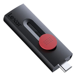 Lexar JumpDrive Dual Drive D300 lecteur USB flash 256 Go USB Type-A / USB Type-C 3.2 Gen 1 (3.1 Gen 1) Noir