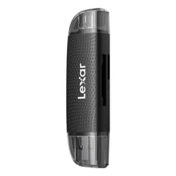 Lexar LRW310X-BNBNG lecteur de carte mémoire USB 2.0 Type-A/Type-C Noir
