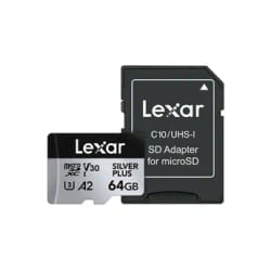 Lexar Professional SILVER PLUS 64 Go MicroSDXC UHS-I Classe 3