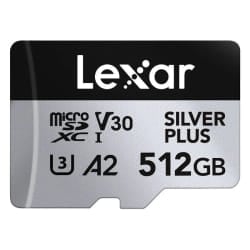 Lexar Professional SILVER PLUS 512 Go MicroSDXC UHS-I
