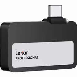 Lexar LSL400X002T-RNBNG lecteur à circuits intégrés externe 2 To USB Type-C 3.2 Gen 2 (3.1 Gen 2) Noir