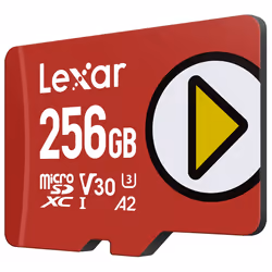 Lexar LMSPLAY256G-BNSNG mémoire flash 256 Go MicroSDXC UHS-I Classe 10