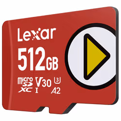 Lexar LMSPLAY512G-BNSNG mémoire flash 512 Go MicroSDXC UHS-I Classe 10 - Vue supplémentaire 2