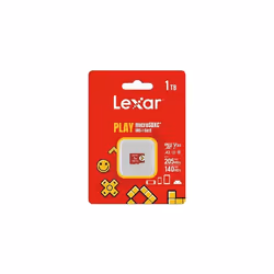 Lexar LMSPLAY001T-BNSNG, 1 To, MicroSDXC, Classe 10, UHS-I, 205 Mo/s, 140 Mo/s