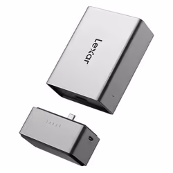 Lexar workflow go portable back-up housing with 2 module bay (workflow readers/ssd)